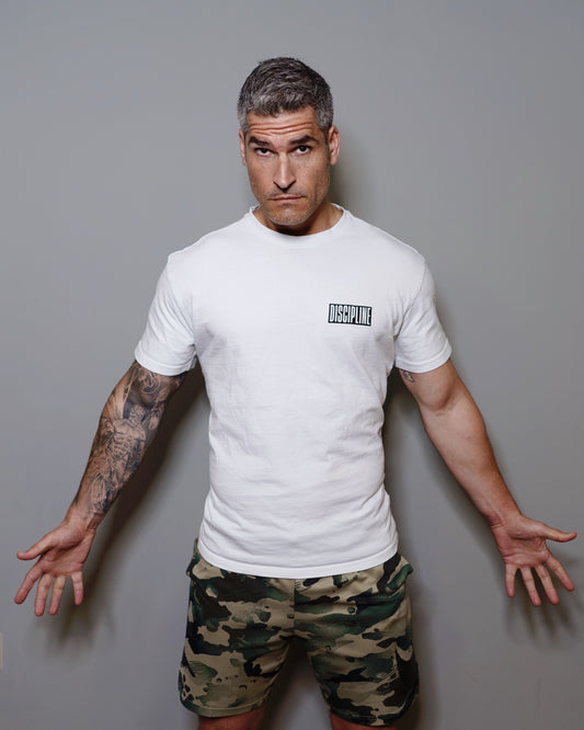 Jay Alderton Discipline White T-shirt