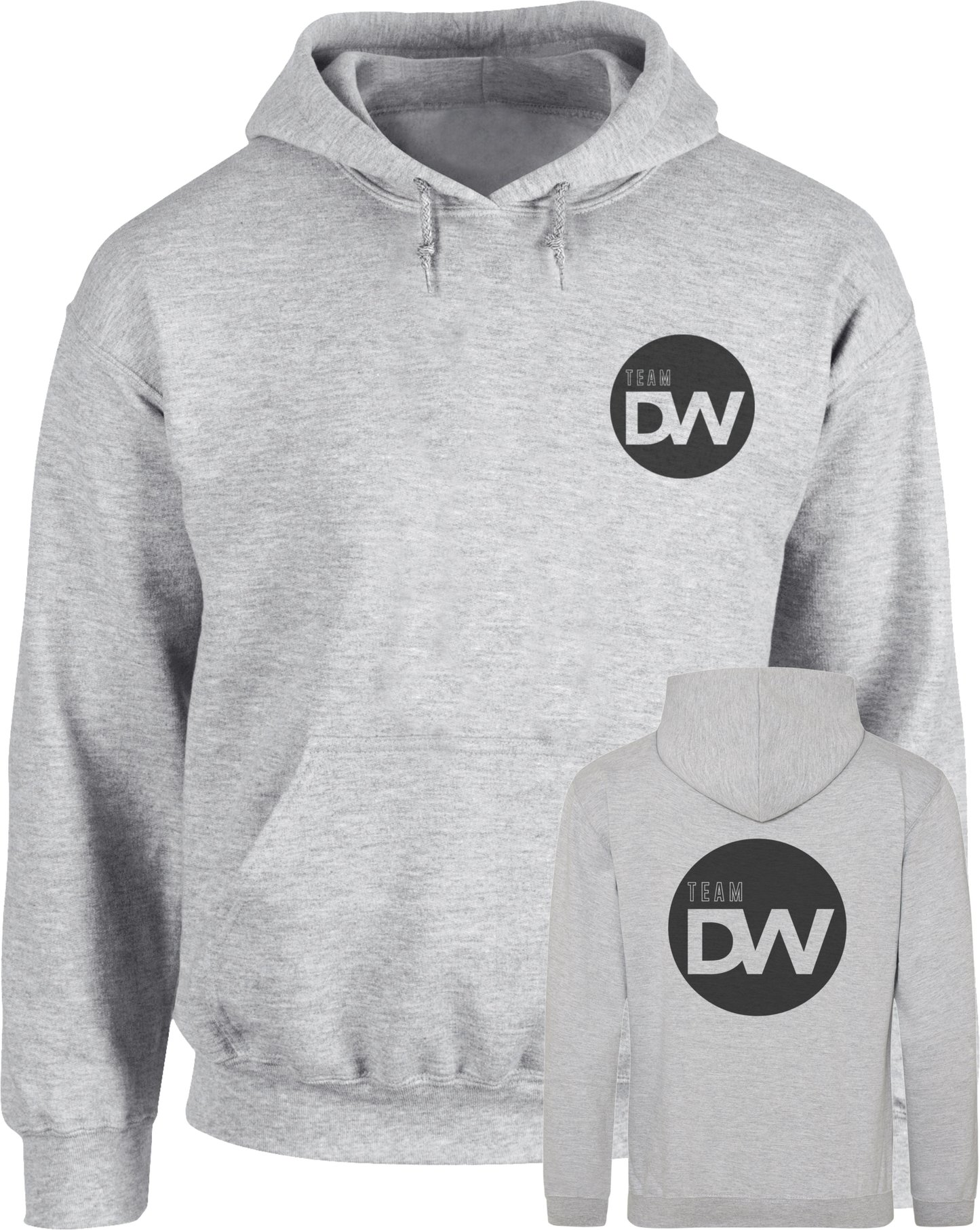 Team DW Pocket Logo Adults Hoodie