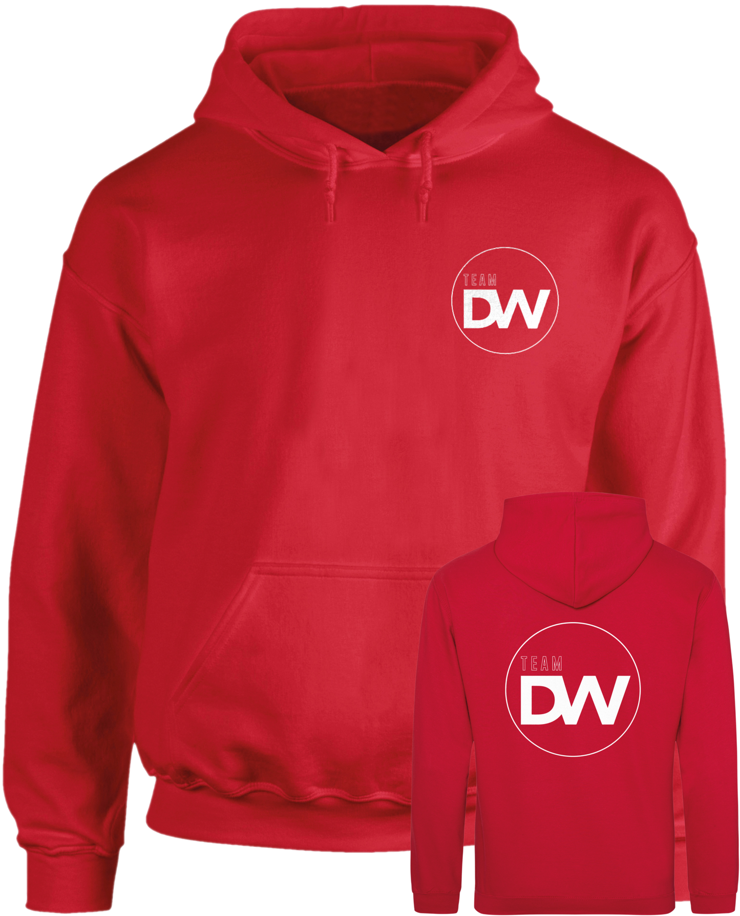 Team DW Pocket Logo Adults Hoodie